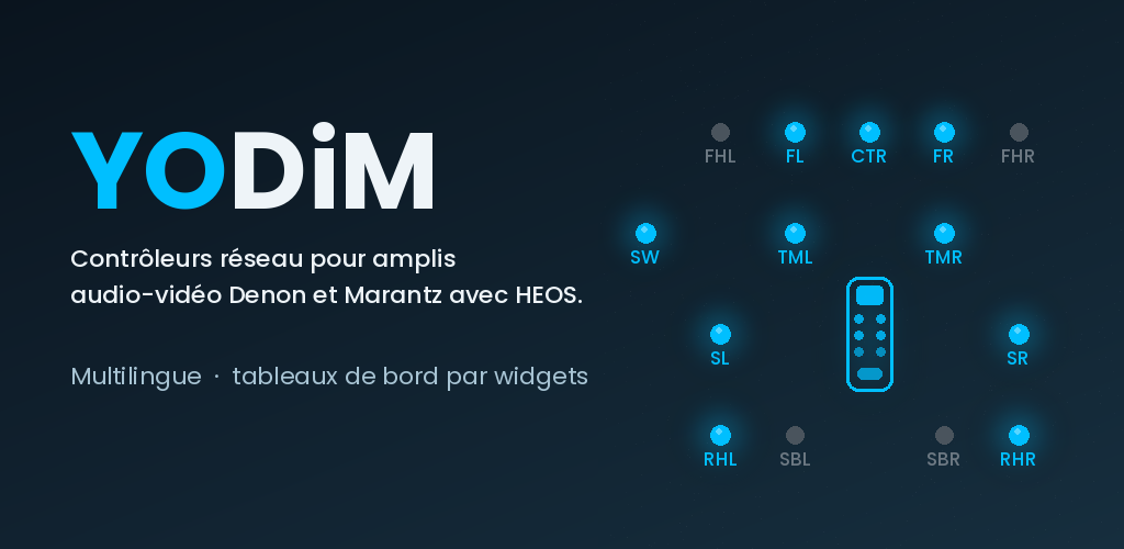 YODiM &mdash; un seul contr&ocirc;leur r&eacute;seau pour les amplis Denon et Marantz et le groupement HEOS